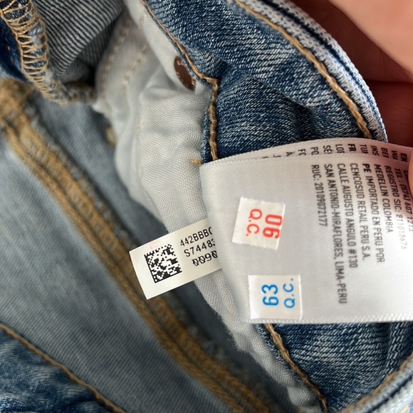 American Eagle high waisted crochet pockets denim shorts - Picture 5 of 5